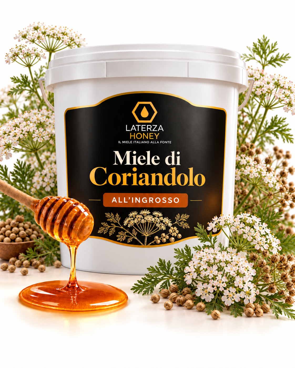 Miele di Coriandolo all'Ingrosso