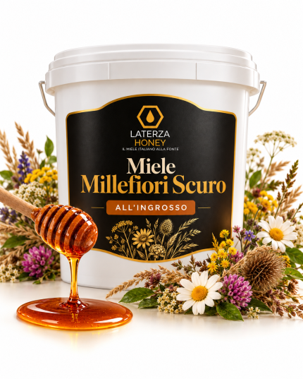 Miele Millefiori Scuro all'Ingrosso