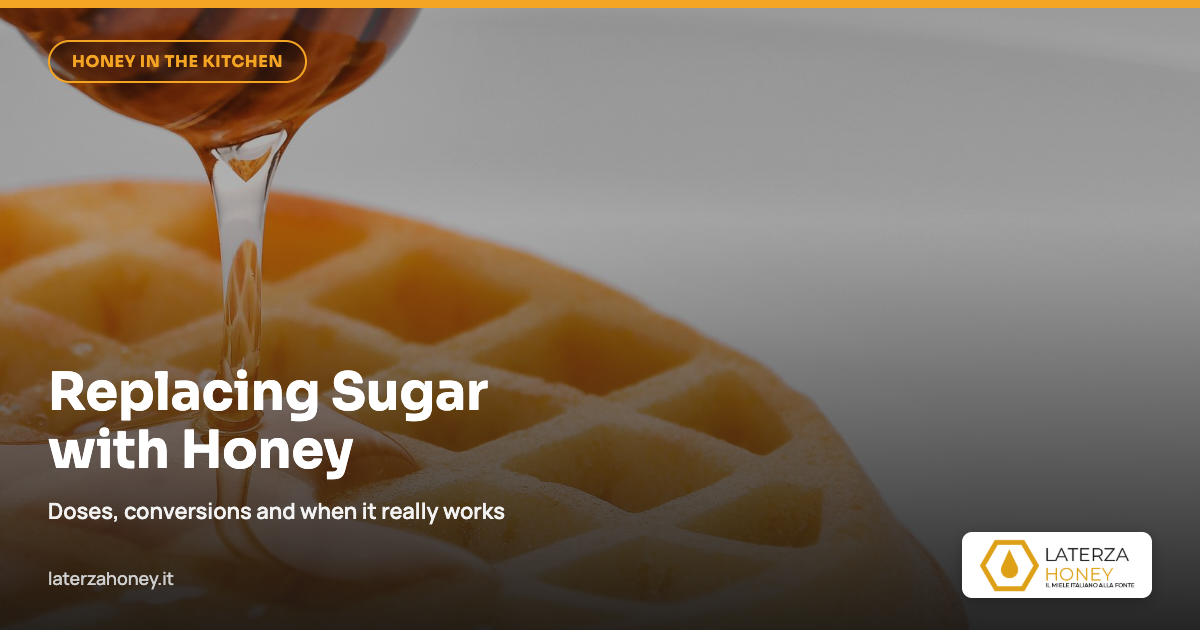 Replace sugar with honey: doses and conversions